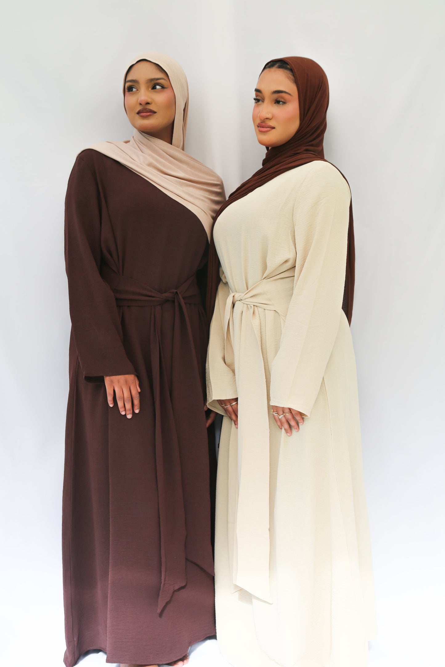 Front-Tie Abaya Dress