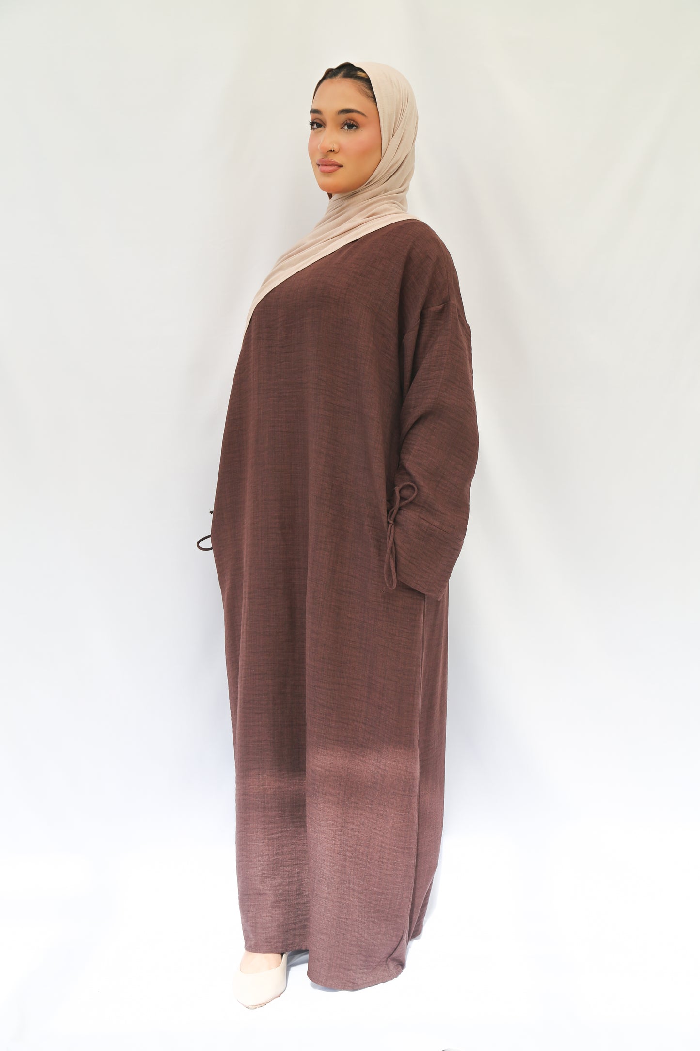 Tie-Sleeve Abaya