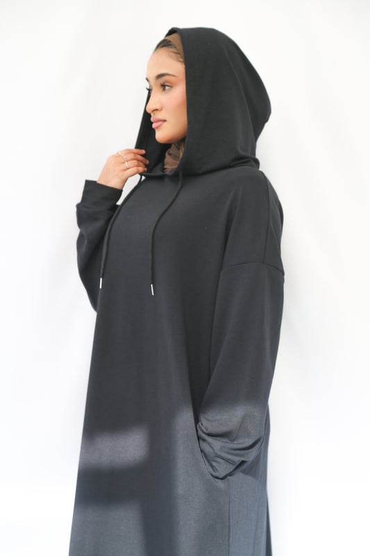 Jersey Hoodie Abaya